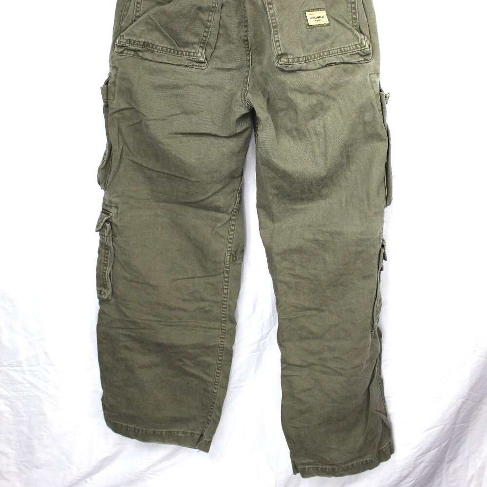 Vintage Y2K AP COMPANY Men's Military Tactical Cargo Pants Size 30x32 Army Green - Picture 10 of 10
